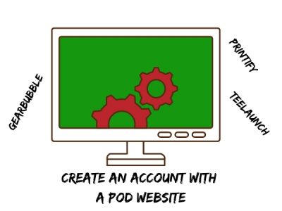 Create an account with a POD website