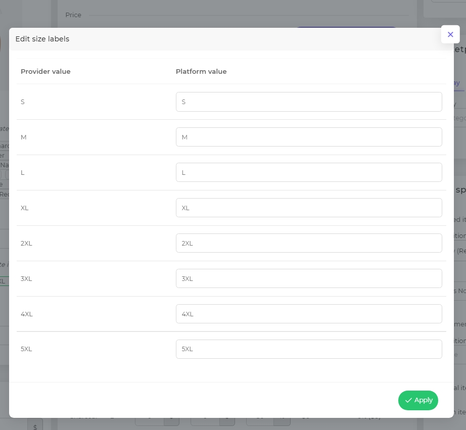 edit size lable product type podorder.io documentation