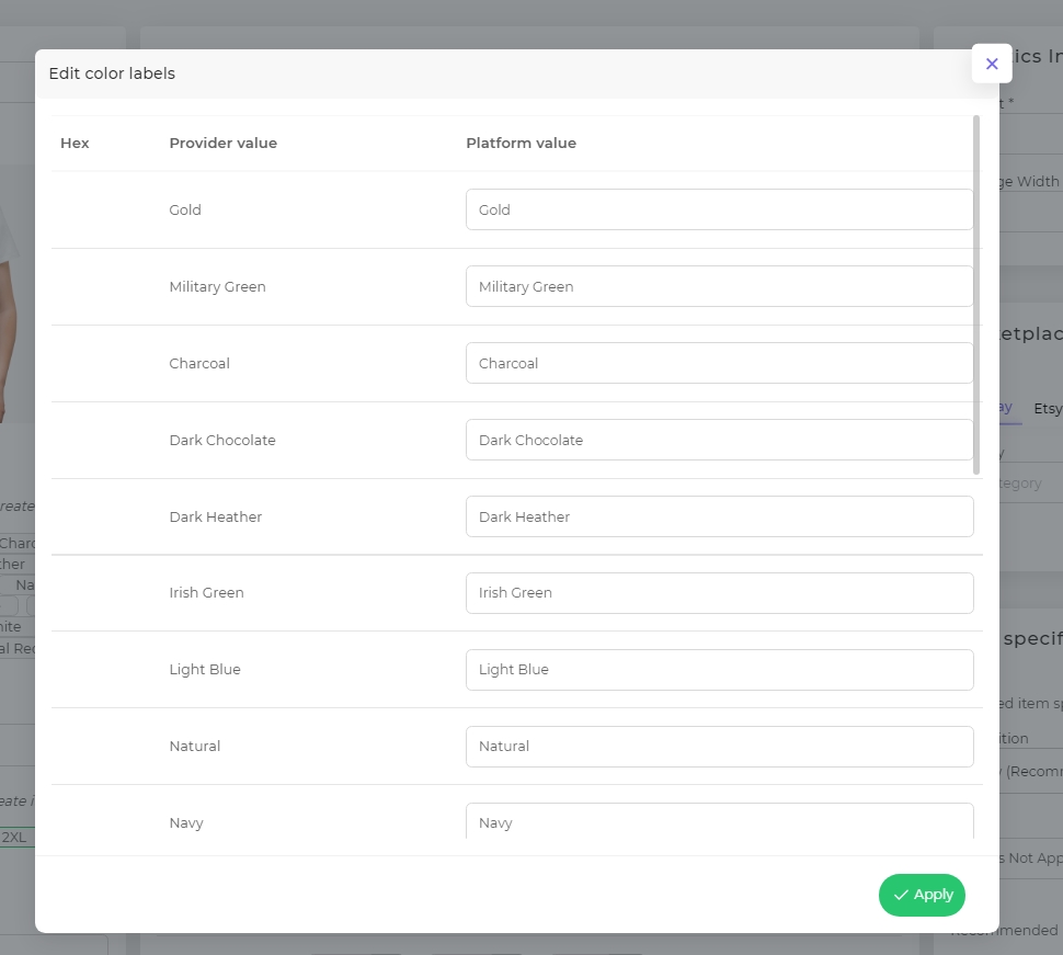 edit value product type podorder.io