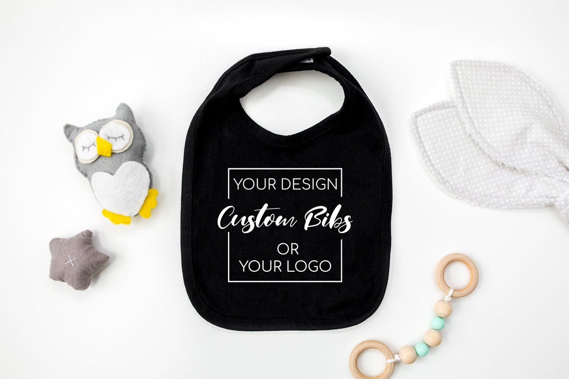 print on demand baby bibs