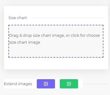 product type size chart image - podorder.io