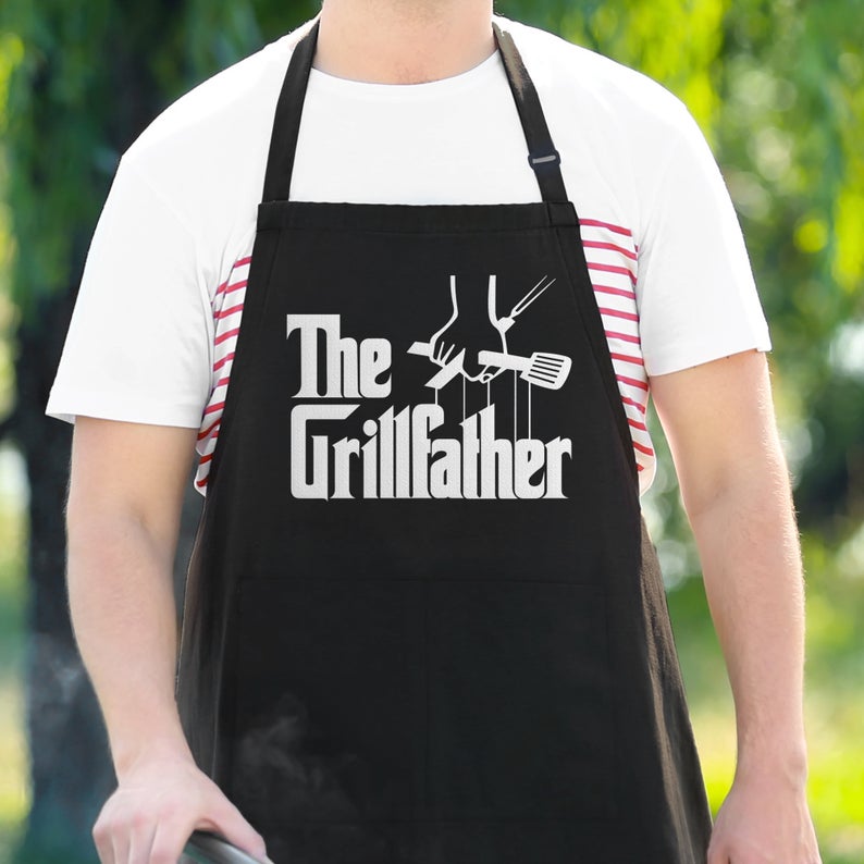 Apron grillfather print on demand on father day