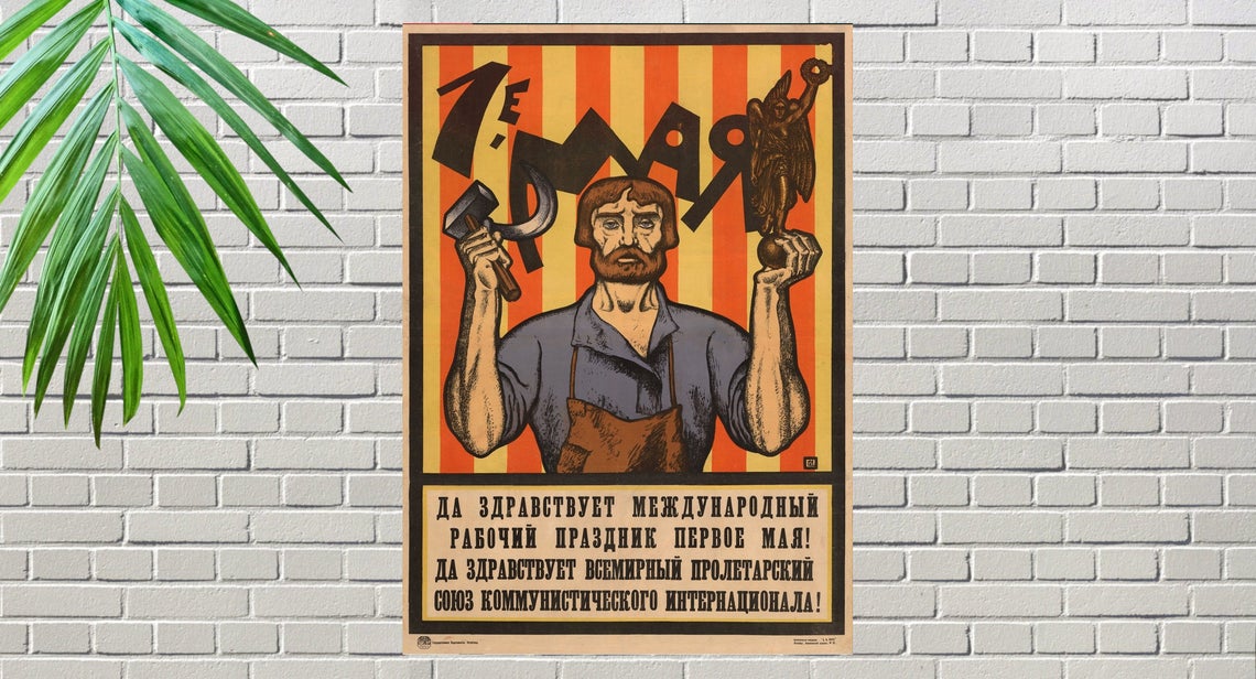 Ngày-quốc-tế-lao-động-print-on-demand-poster