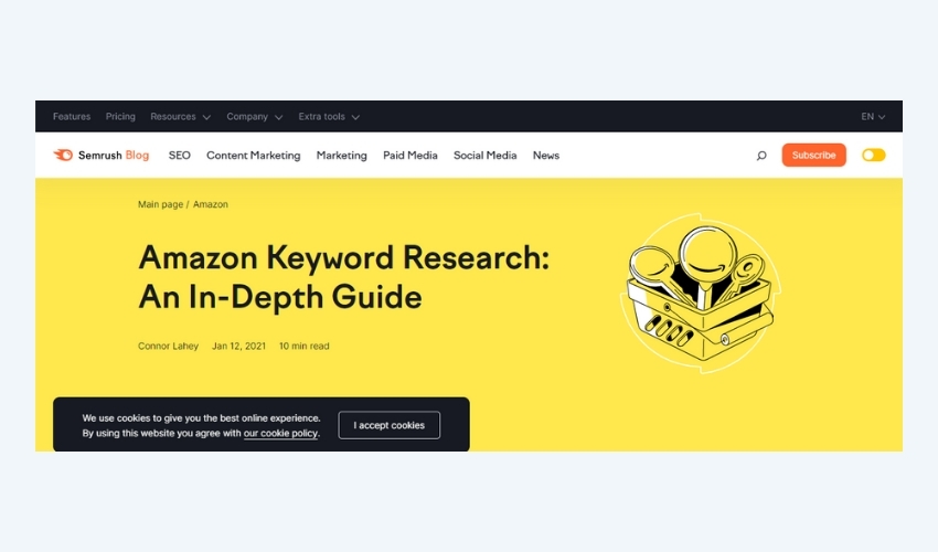 Semrush-Amazon-Keyword-Research