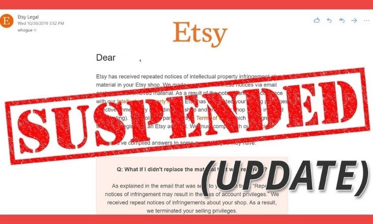 etsy suspended account