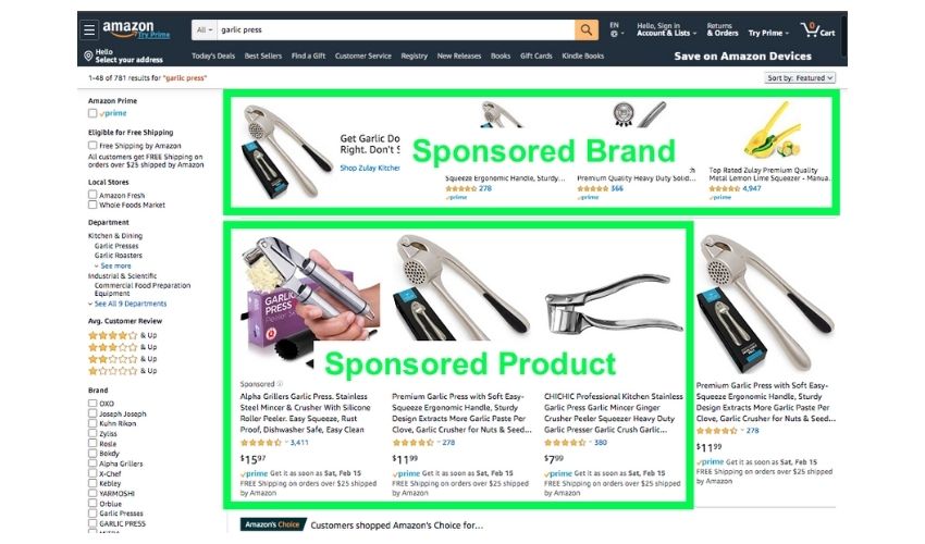 Amazon PPC Ad Types