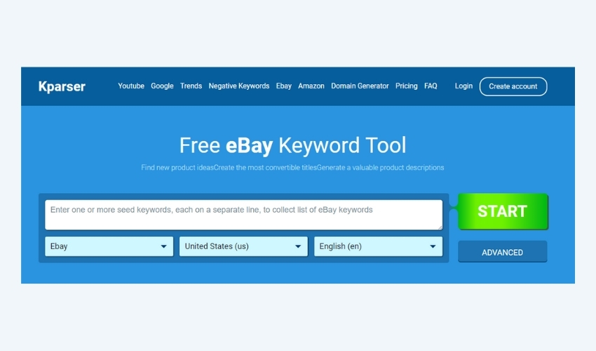 Kparser-Free-eBay-Keyword-Tool