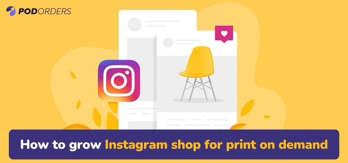 how to grow an instagram shop for print on demand