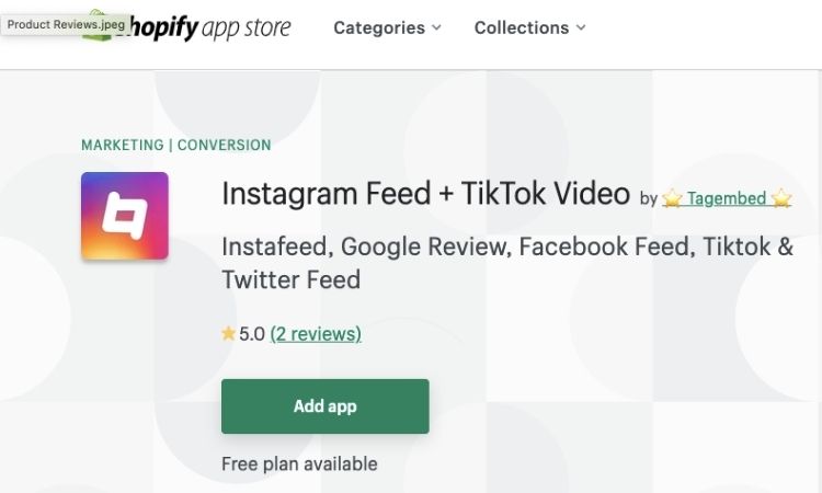 Instagram Feed + TikTok Video