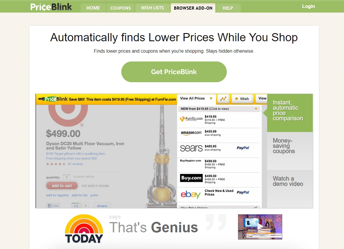 Price Blink amazon seller apps