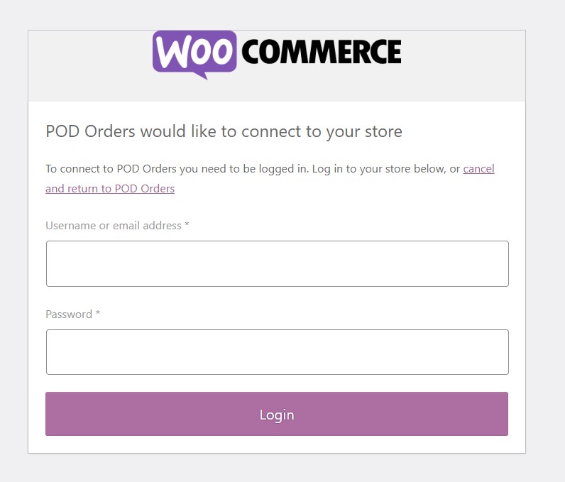 Login WooCommerce store by admin