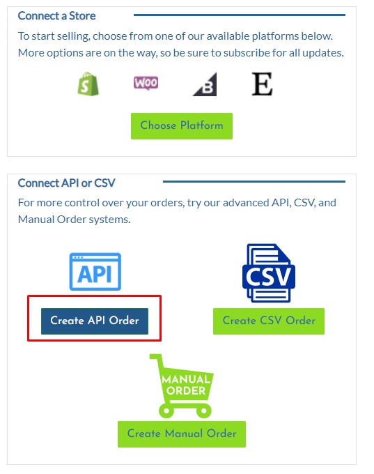 get customcat api