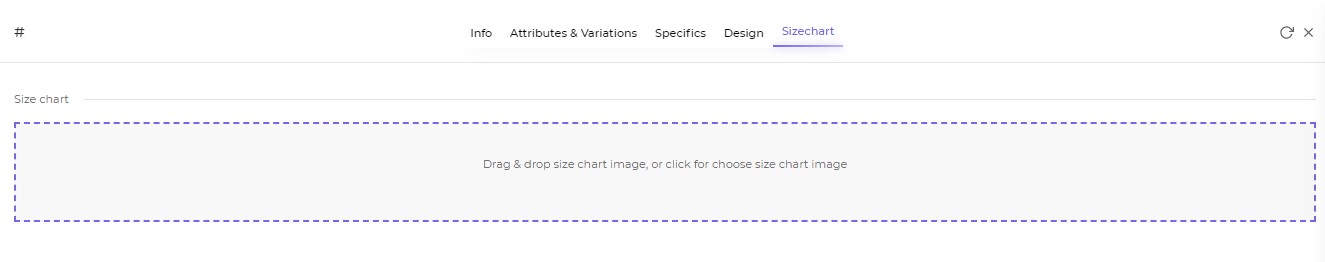 product sizechart